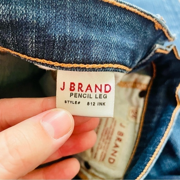 J Brand Pencil Leg Jeans Size 24 Blue - Picture 3 of 9